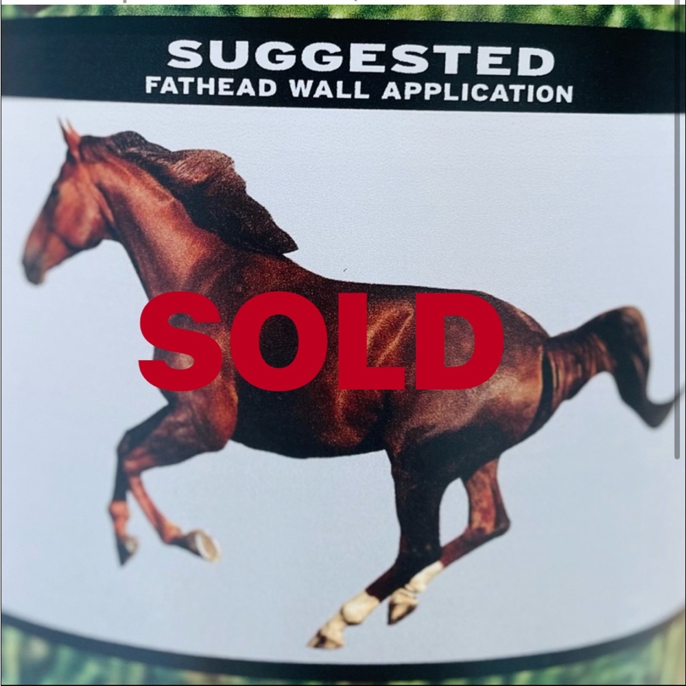 FatHeads X-Large Brown Horse Decal